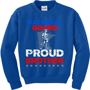 Proud National Guard Brother Gift Military Great Gift Kids Sweatshirt