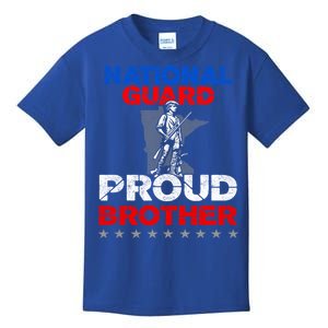 Proud National Guard Brother Gift Military Great Gift Kids T-Shirt