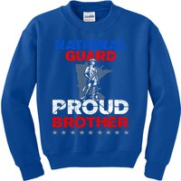 Proud National Guard Brother Gift Military Cool Gift Kids Sweatshirt