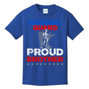 Proud National Guard Brother Gift Military Cool Gift Kids T-Shirt