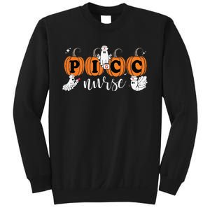 Picc Nurse Groovy Pumpkin Nurse Halloween Sweatshirt