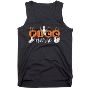 Picc Nurse Groovy Pumpkin Nurse Halloween Tank Top