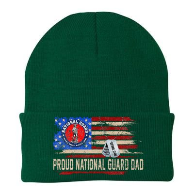 Proud National Guard Graduation Proud National Guard Dad Knit Cap Winter Beanie