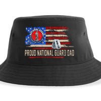 Proud National Guard Graduation Proud National Guard Dad Sustainable Bucket Hat