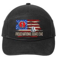 Proud National Guard Graduation Proud National Guard Dad 7-Panel Snapback Hat