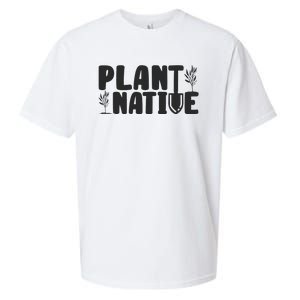 Plant Native Gardener Plants Lover Botanical Botany Sueded Cloud Jersey T-Shirt