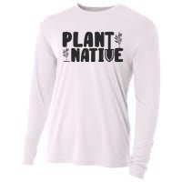 Plant Native Gardener Plants Lover Botanical Botany Cooling Performance Long Sleeve Crew