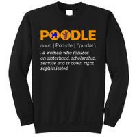 Poodle Noun Gammar Ho Hand Sign Definition Sweatshirt