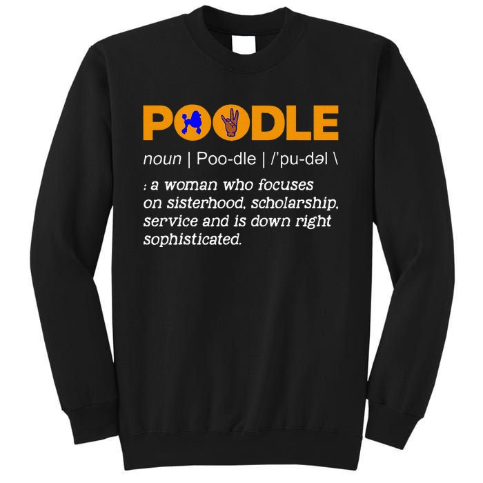 Poodle Noun Gammar Ho Hand Sign Definition Sweatshirt