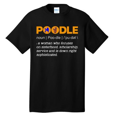 Poodle Noun Gammar Ho Hand Sign Definition Tall T-Shirt