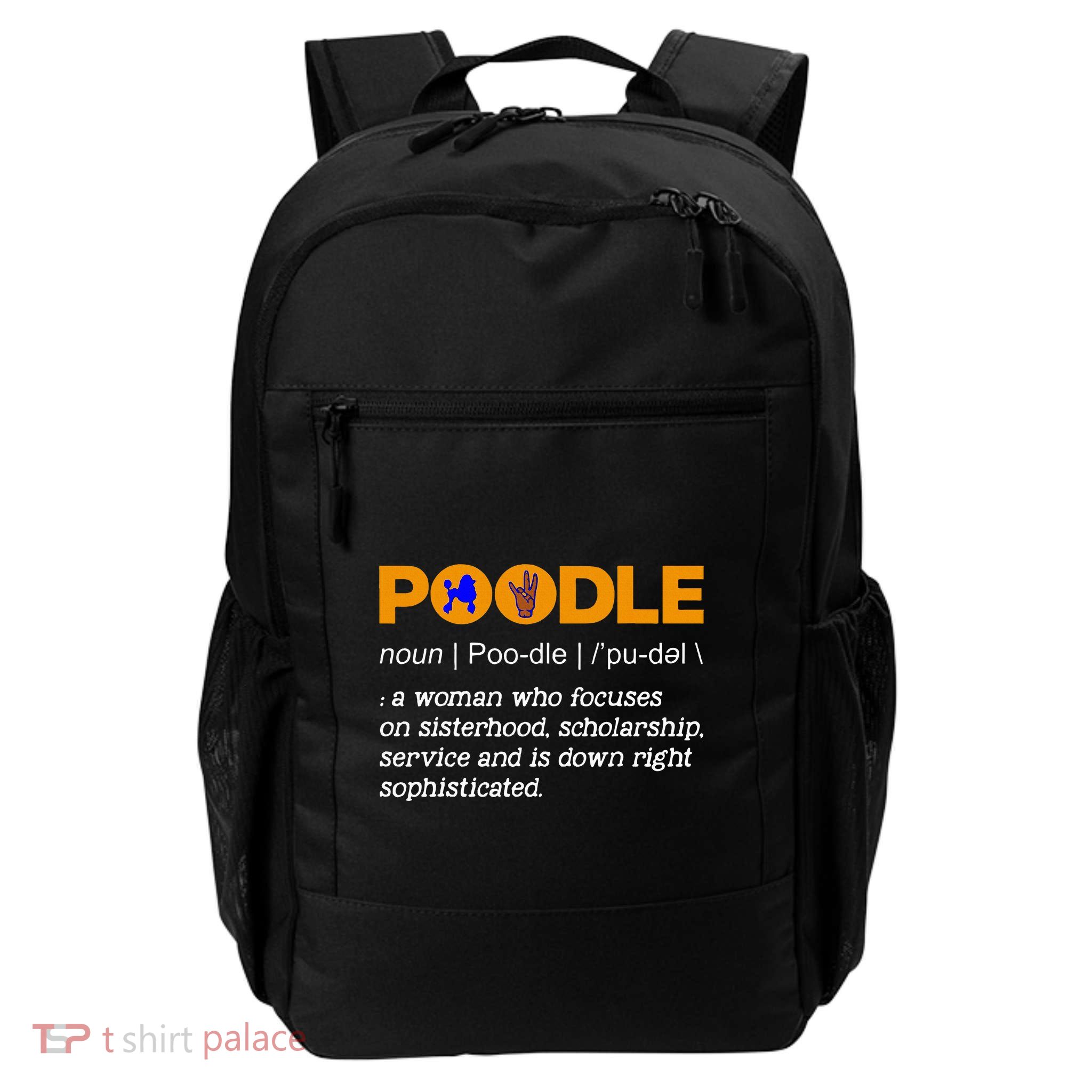 Poodle Noun Gammar Ho Hand Sign Definition Daily Commute Backpack