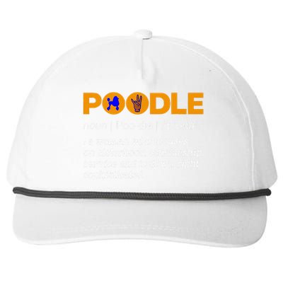 Poodle Noun Gammar Ho Hand Sign Definition Snapback Five-Panel Rope Hat