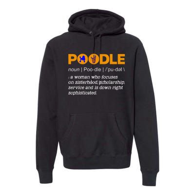 Poodle Noun Gammar Ho Hand Sign Definition Premium Hoodie