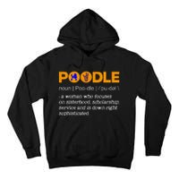 Poodle Noun Gammar Ho Hand Sign Definition Tall Hoodie