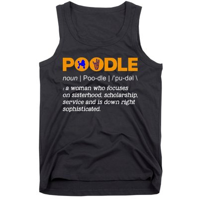 Poodle Noun Gammar Ho Hand Sign Definition Tank Top