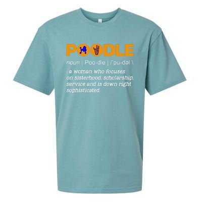 Poodle Noun Gammar Ho Hand Sign Definition Sueded Cloud Jersey T-Shirt