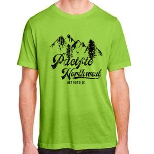 Pacific Northwest Get Outside Gift Cascadia Pnw Adult ChromaSoft Performance T-Shirt