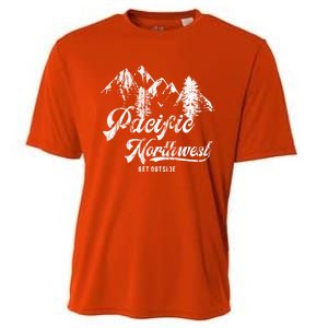 Pacific Northwest Get Outside Gift Cascadia Pnw Cooling Performance Crew T-Shirt