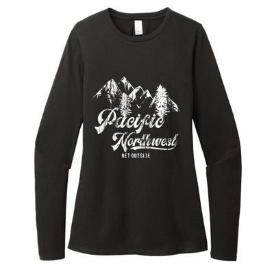 Pacific Northwest Get Outside Gift Cascadia Pnw Womens CVC Long Sleeve Shirt