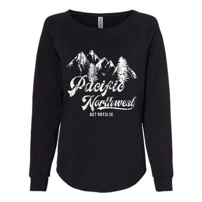 Pacific Northwest Get Outside Gift Cascadia Pnw Womens California Wash Sweatshirt