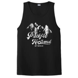 Pacific Northwest Get Outside Gift Cascadia Pnw PosiCharge Competitor Tank