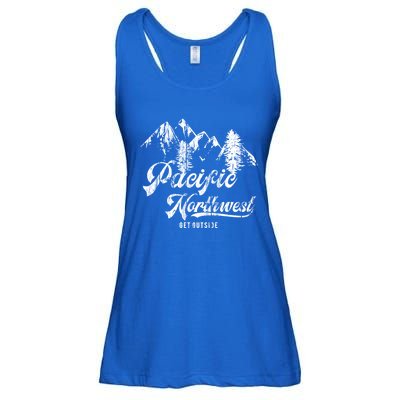 Pacific Northwest Get Outside Gift Cascadia Pnw Ladies Essential Flowy Tank