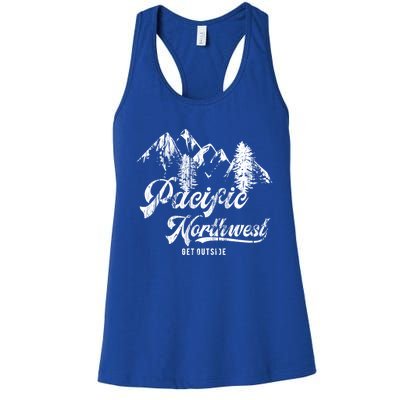 Pacific Northwest Get Outside Gift Cascadia Pnw Women's Racerback Tank