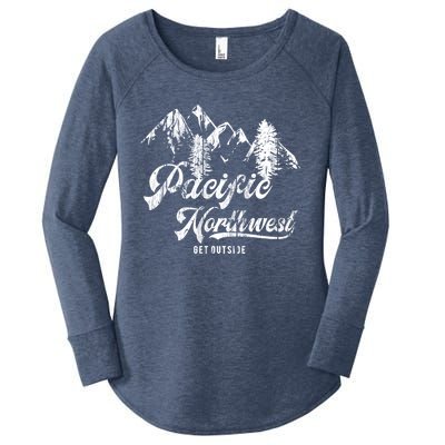 Pacific Northwest Get Outside Gift Cascadia Pnw Women's Perfect Tri Tunic Long Sleeve Shirt