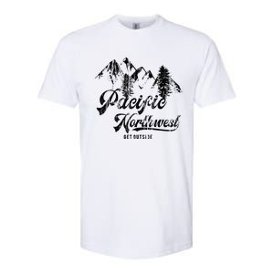 Pacific Northwest Get Outside Gift Cascadia Pnw Softstyle CVC T-Shirt