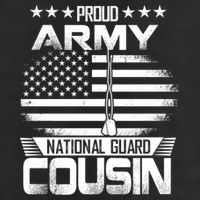 Proud National Guard Veteran Cousin With Us Flag Patrioitc Gift 11oz C Handle Ceramic Mug