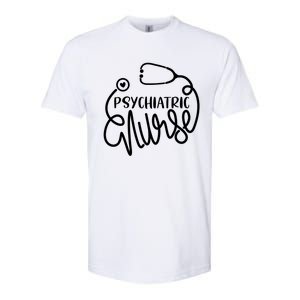 Psychiatric Nurse Gift Cute Psych Rn Tal Health Nursing Cute Gift Softstyle CVC T-Shirt