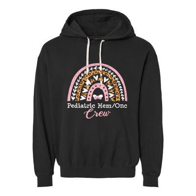 Pediatric Nurse Hemonc Pediatric Hematology Oncology Gift Garment-Dyed Fleece Hoodie