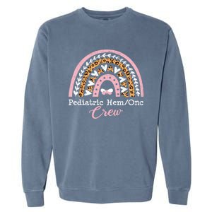 Pediatric Nurse Hemonc Pediatric Hematology Oncology Gift Garment-Dyed Sweatshirt