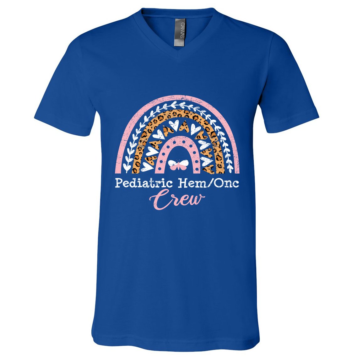 Pediatric Nurse Hemonc Pediatric Hematology Oncology Gift V-Neck T-Shirt