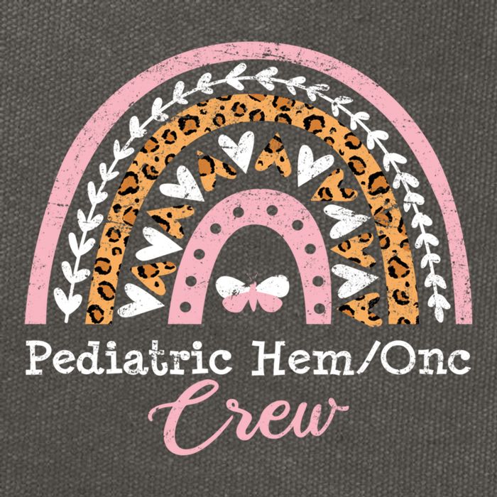 Pediatric Nurse Hemonc Pediatric Hematology Oncology Gift Cotton Canvas Backpack