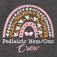 Pediatric Nurse Hemonc Pediatric Hematology Oncology Gift Vector Backpack