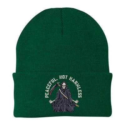 Peaceful, Not Harmless Peaceful Not Harmless Knit Cap Winter Beanie