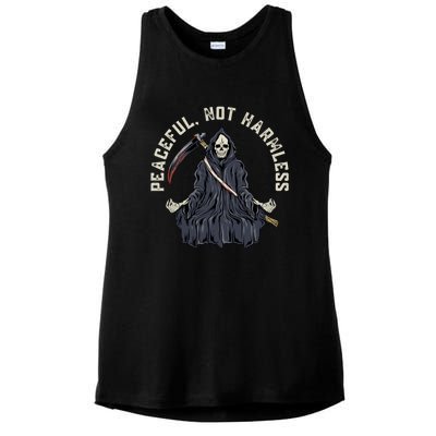 Peaceful, Not Harmless Peaceful Not Harmless Ladies PosiCharge Tri-Blend Wicking Tank