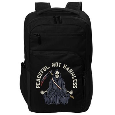 Peaceful, Not Harmless Peaceful Not Harmless Impact Tech Backpack