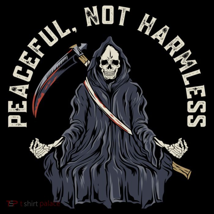 Peaceful, Not Harmless Peaceful Not Harmless 7-Panel Snapback Hat