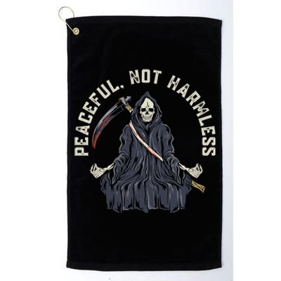 Peaceful, Not Harmless Peaceful Not Harmless Platinum Collection Golf Towel