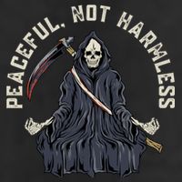 Peaceful, Not Harmless Peaceful Not Harmless Golf Towel