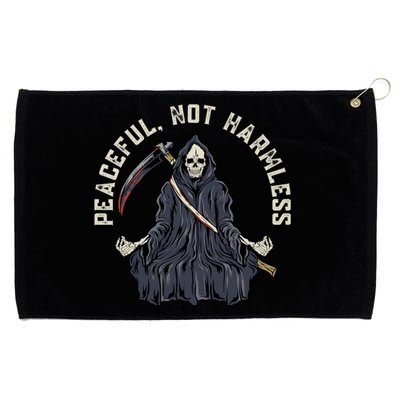 Peaceful, Not Harmless Peaceful Not Harmless Grommeted Golf Towel