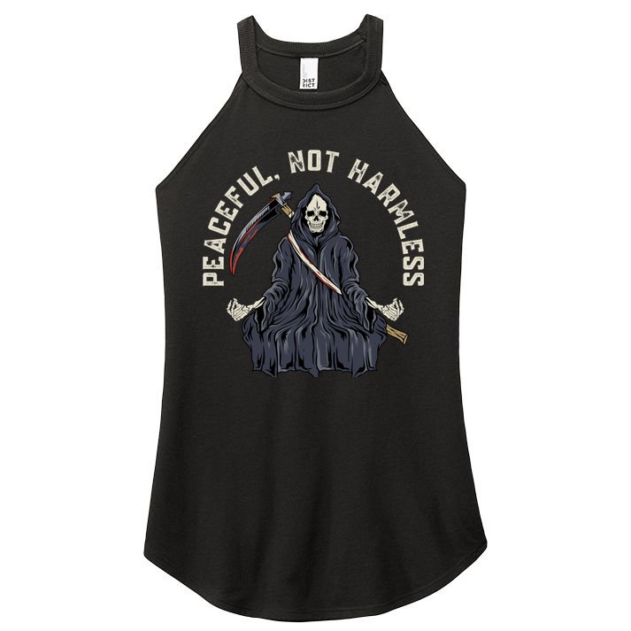 Peaceful, Not Harmless Peaceful Not Harmless Women's Perfect Tri Rocker Tank
