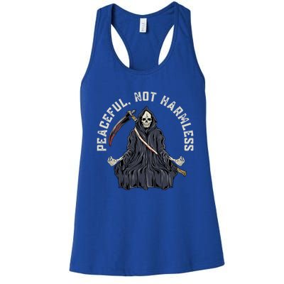 Peaceful, Not Harmless Peaceful Not Harmless Women's Racerback Tank