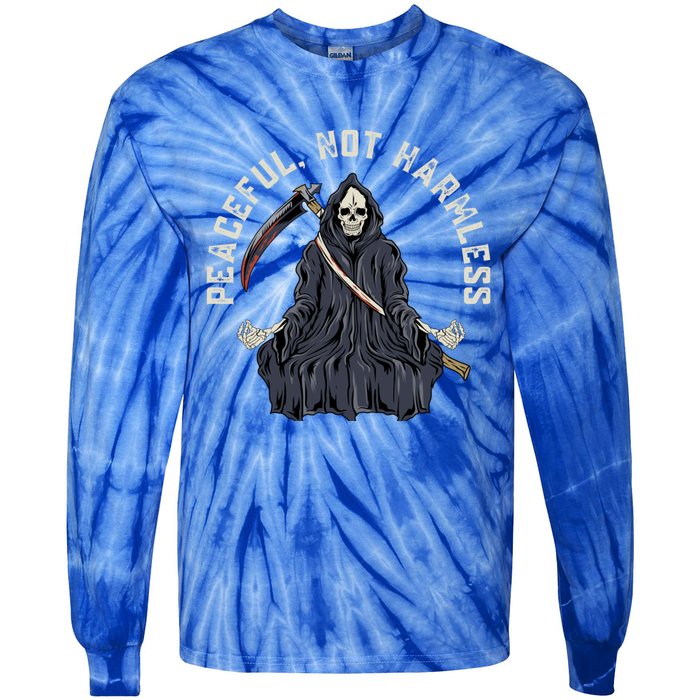 Peaceful, Not Harmless Peaceful Not Harmless Tie-Dye Long Sleeve Shirt