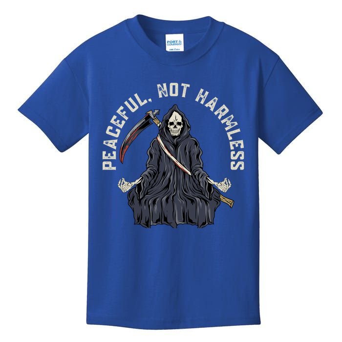 Peaceful, Not Harmless Peaceful Not Harmless Kids T-Shirt