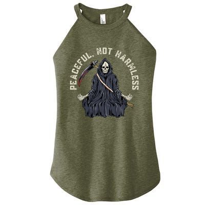 Peaceful, Not Harmless Peaceful Not Harmless Women's Perfect Tri Rocker Tank