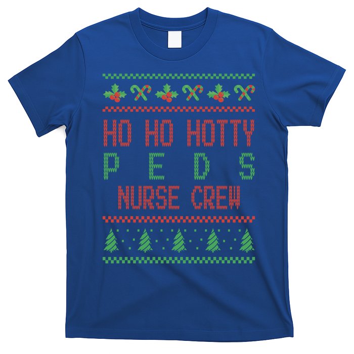 Pediatric Nursing Ho Ho Hotty Prn Nurse Crew Gift T-Shirt