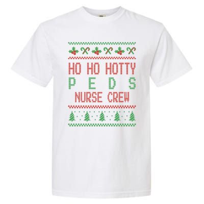 Pediatric Nursing Ho Ho Hotty Prn Nurse Crew Gift Garment-Dyed Heavyweight T-Shirt